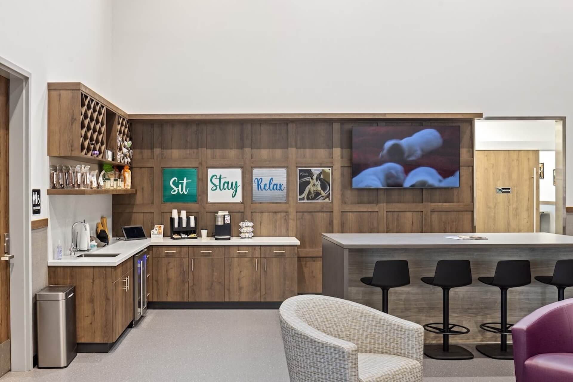 interior coffee station